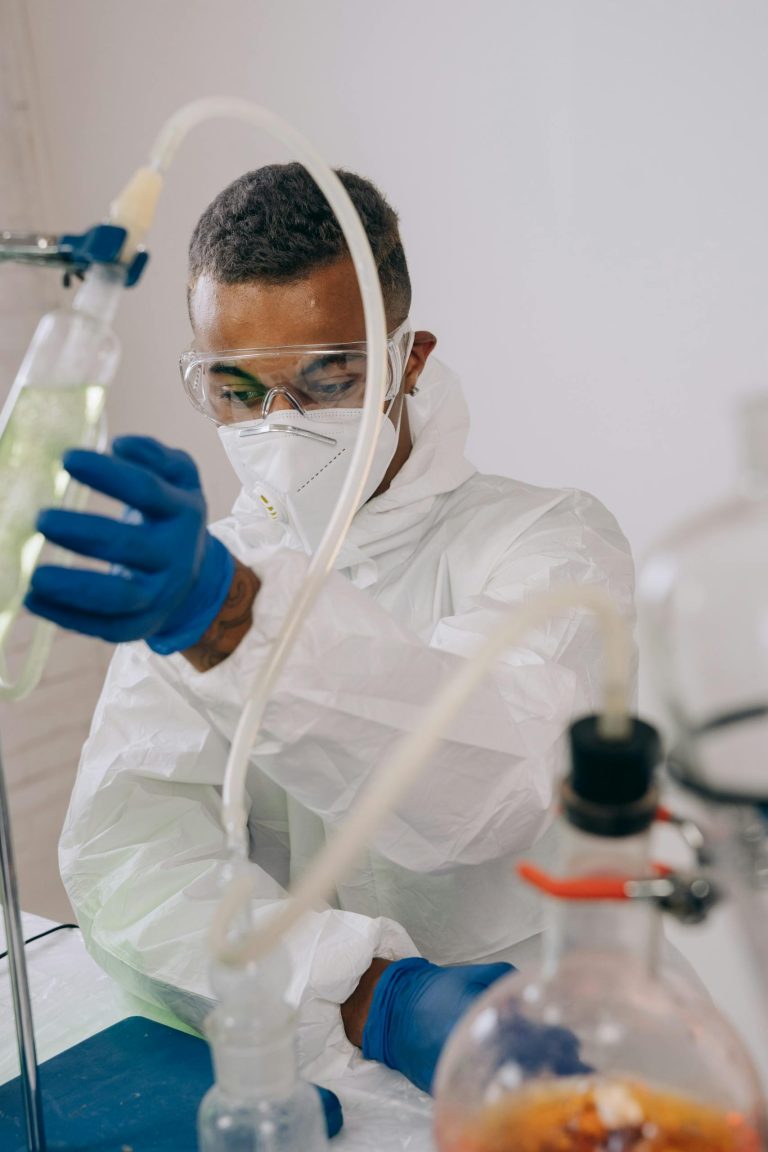 Scientists doing Experiments