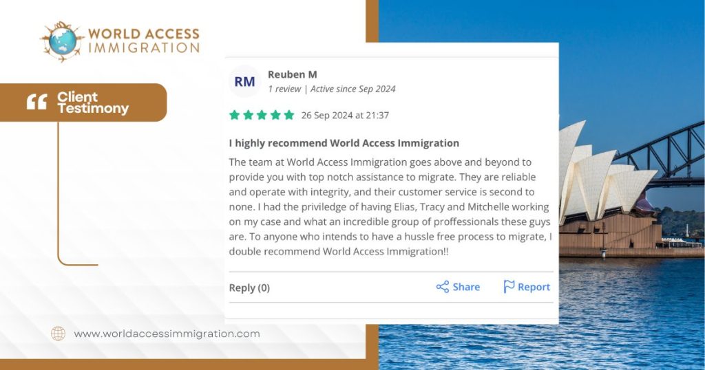 Hello Peter, World Access Immigration